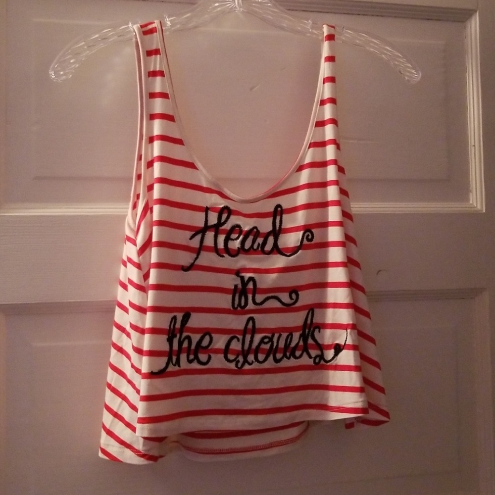 Love Tree Happens tank top head in the clouds